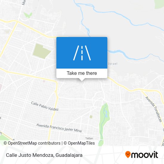 Calle Justo Mendoza map