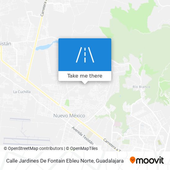 Calle Jardines De Fontain Ebleu Norte map