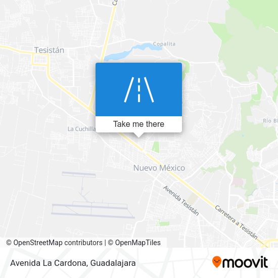 Avenida La Cardona map