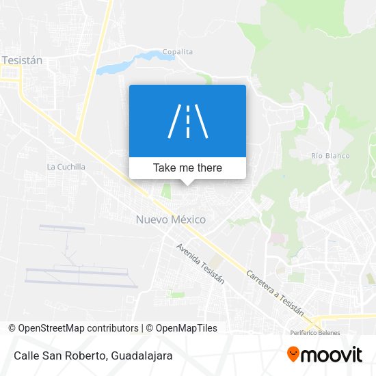 Calle San Roberto map