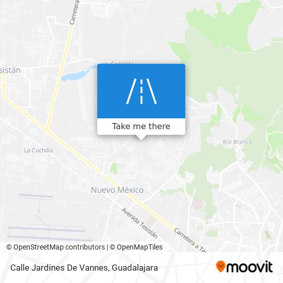 Mapa de Calle Jardines De Vannes