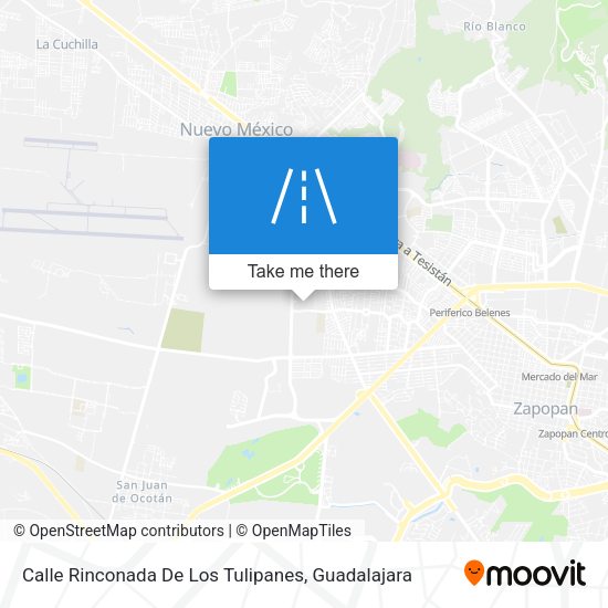 Calle Rinconada De Los Tulipanes map