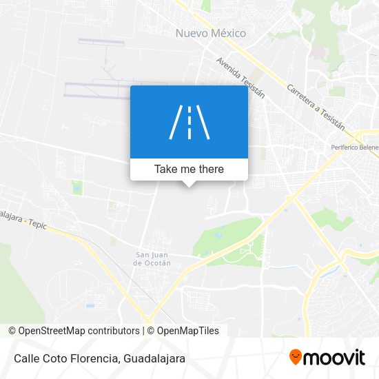 Mapa de Calle Coto Florencia