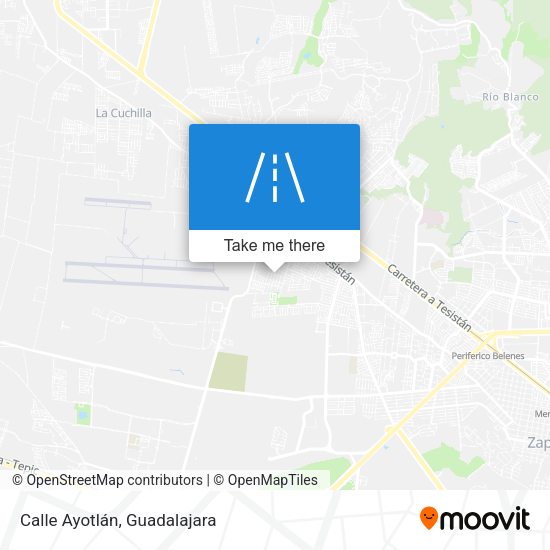 Calle Ayotlán map