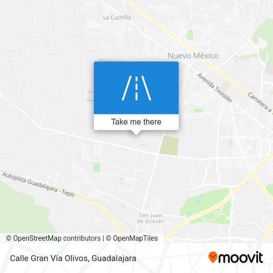 Calle Gran Vía Olivos map