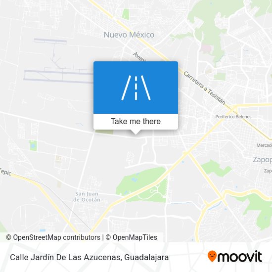 Mapa de Calle Jardín De Las Azucenas