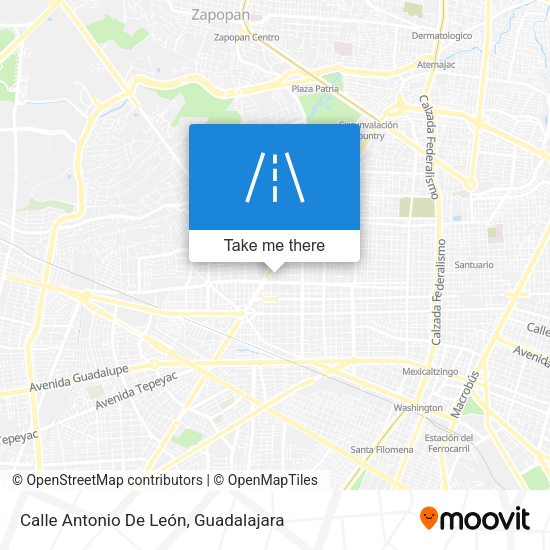 Calle Antonio De León map