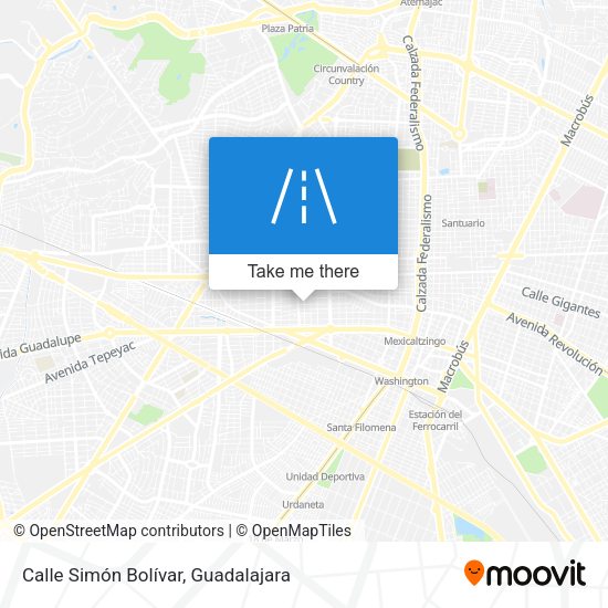 Calle Simón Bolívar map