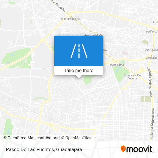 Paseo De Las Fuentes map
