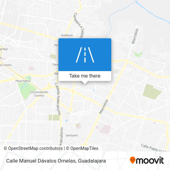 Calle Manuel Dávalos Ornelas map