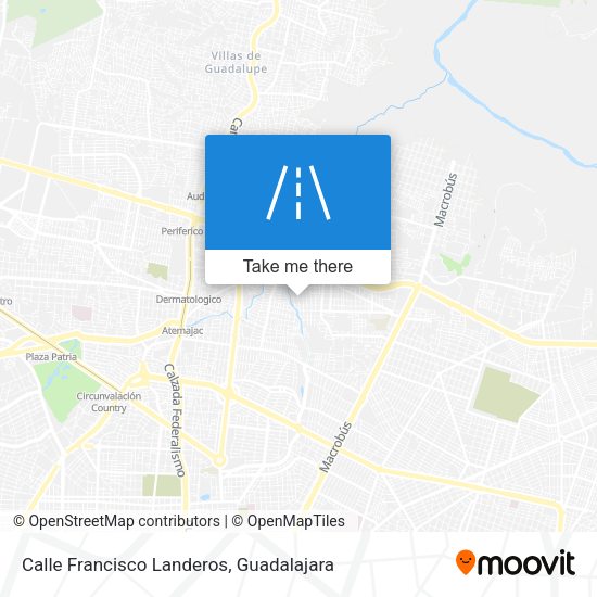 Calle Francisco Landeros map