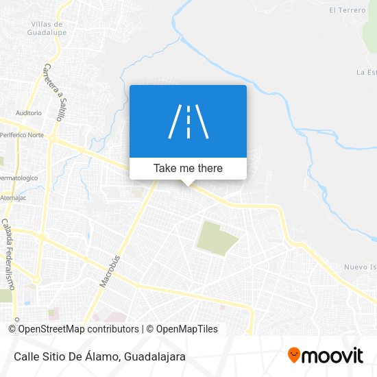 Calle Sitio De Álamo map
