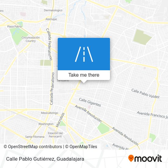 Calle Pablo Gutiérrez map