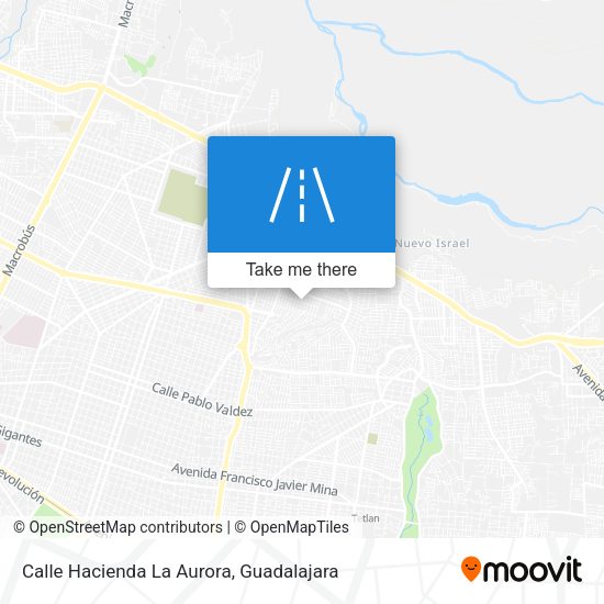 Mapa de Calle Hacienda La Aurora