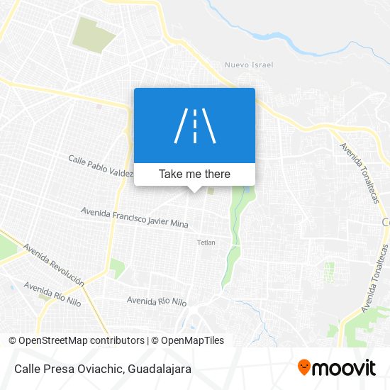 Mapa de Calle Presa Oviachic