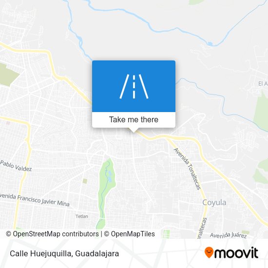 Calle Huejuquilla map