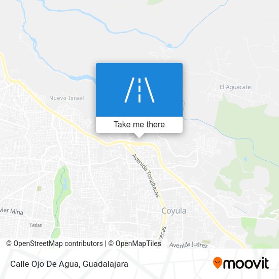 Calle Ojo De Agua map