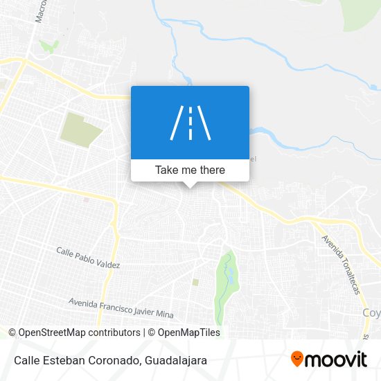 Mapa de Calle Esteban Coronado