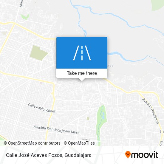 Calle José Aceves Pozos map