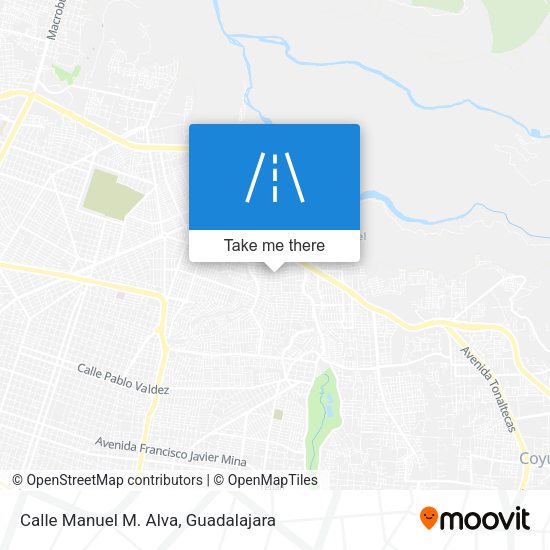 Mapa de Calle Manuel M. Alva
