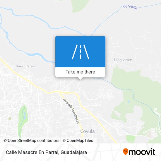 Calle Masacre En Parral map