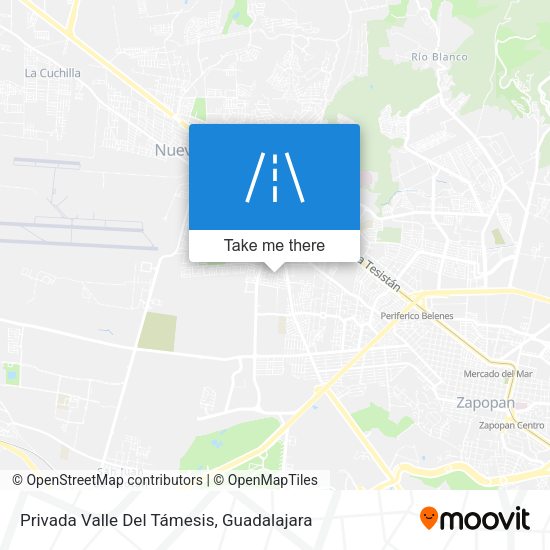 Privada Valle Del Támesis map