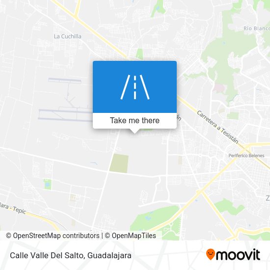 Mapa de Calle Valle Del Salto