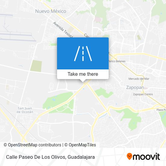 Calle Paseo De Los Olivos map