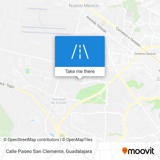 Calle Paseo San Clemente map