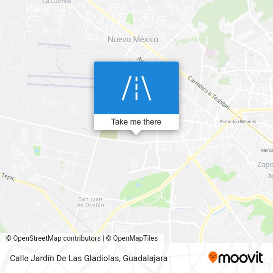 Calle Jardín De Las Gladiolas map