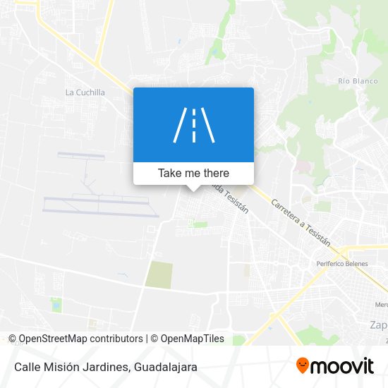 Mapa de Calle Misión Jardines