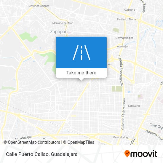 Mapa de Calle Puerto Callao