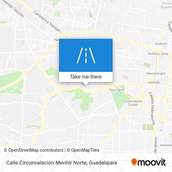 Calle Circunvalación Menhir Norte map