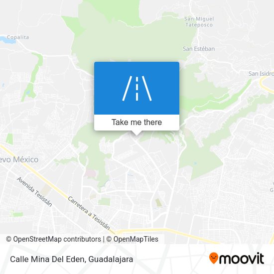 Calle Mina Del Eden map
