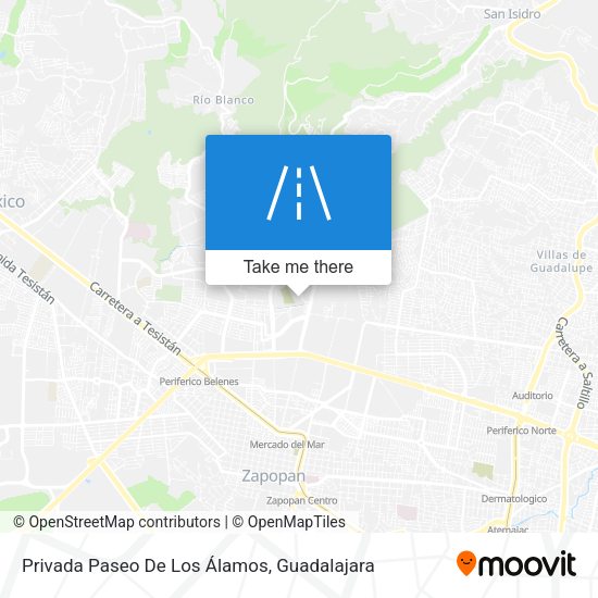 Mapa de Privada Paseo De Los Álamos