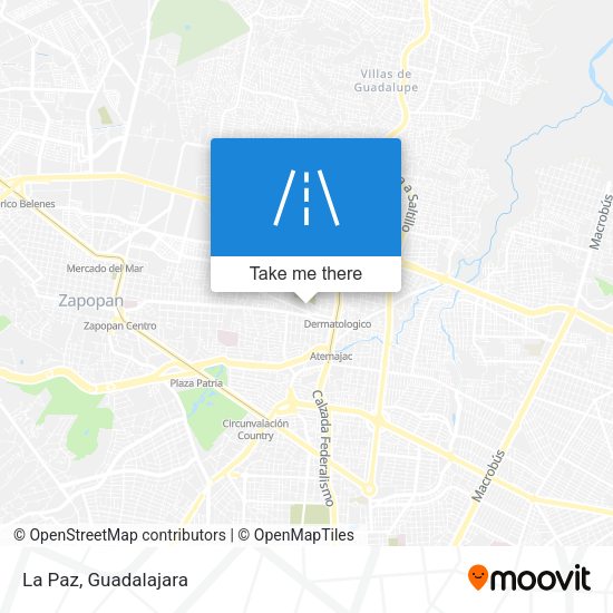 Mapa de La Paz