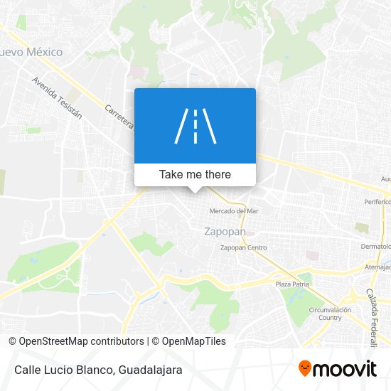 Calle Lucio Blanco map