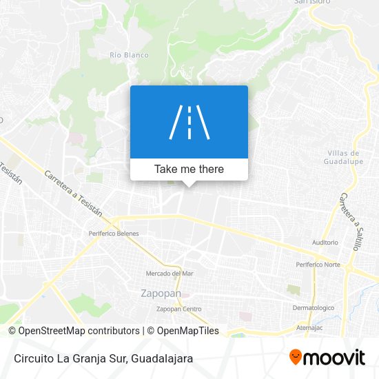 Circuito La Granja Sur map