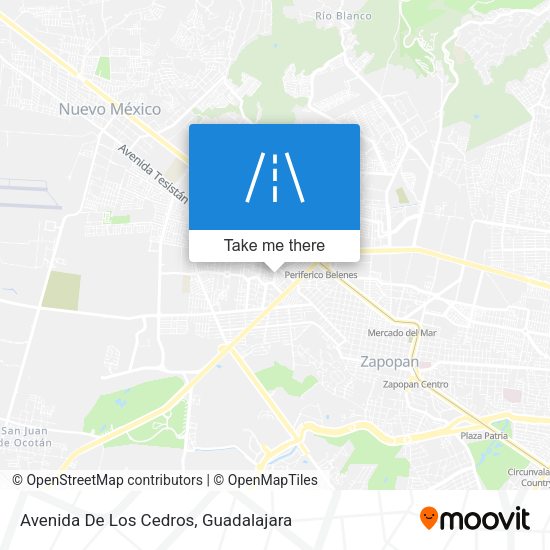 Avenida De Los Cedros map