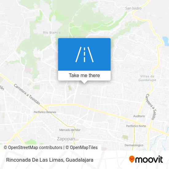 Rinconada De Las Limas map