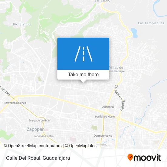 Mapa de Calle Del Rosal