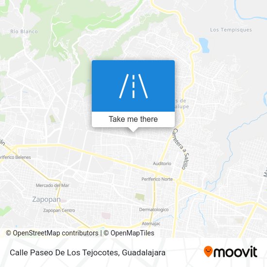 Calle Paseo De Los Tejocotes map
