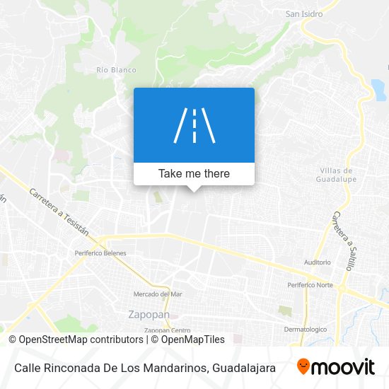 Calle Rinconada De Los Mandarinos map