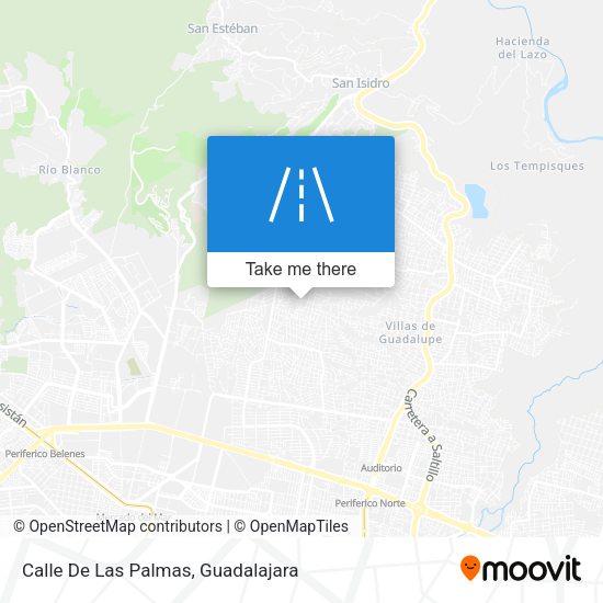 Mapa de Calle De Las Palmas