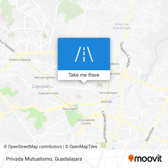 Mapa de Privada Mutualismo