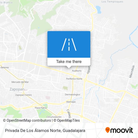 Privada De Los Álamos Norte map