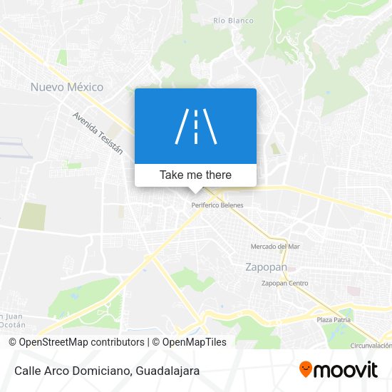 Mapa de Calle Arco Domiciano