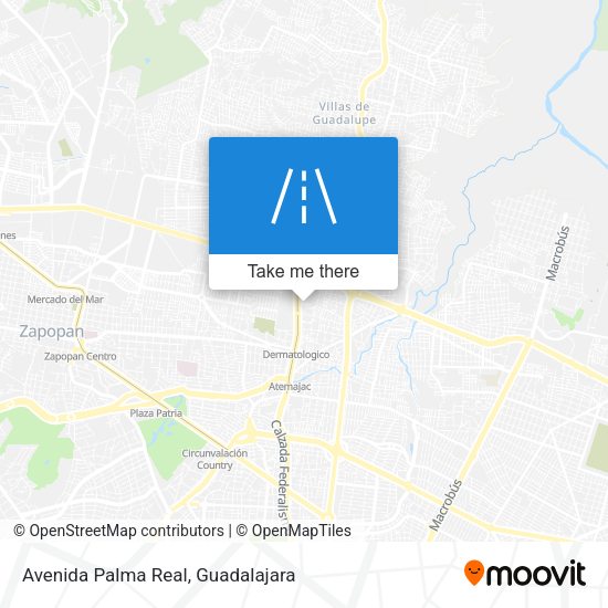 Mapa de Avenida Palma Real