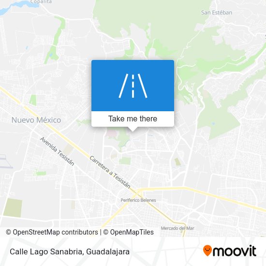 Calle Lago Sanabria map