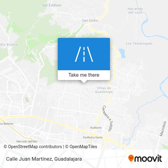 Mapa de Calle Juan Martínez